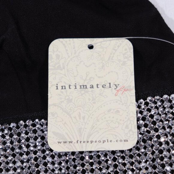 NWT Free People Of The Moment Halter Bralette in Black Size Large - Picture 6 of 11